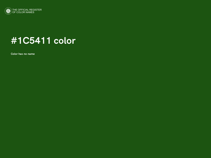 #1C5411 color image