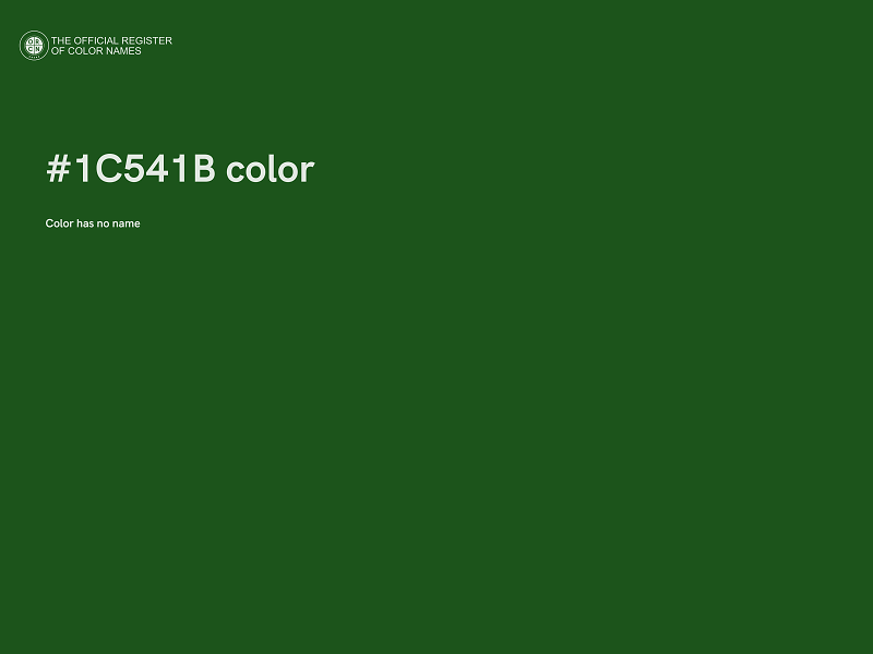 #1C541B color image