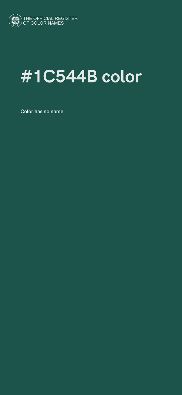 #1C544B color image