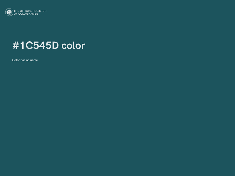 #1C545D color image