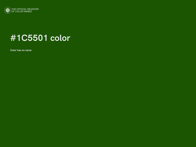 #1C5501 color image