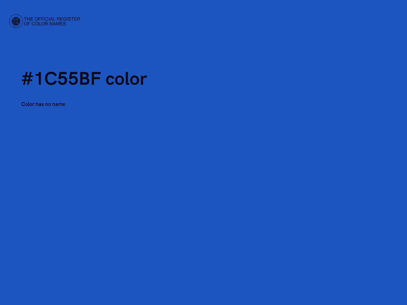 #1C55BF color image