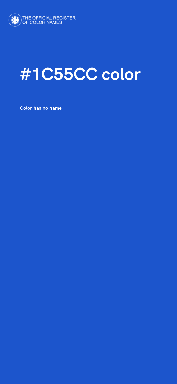 #1C55CC color image