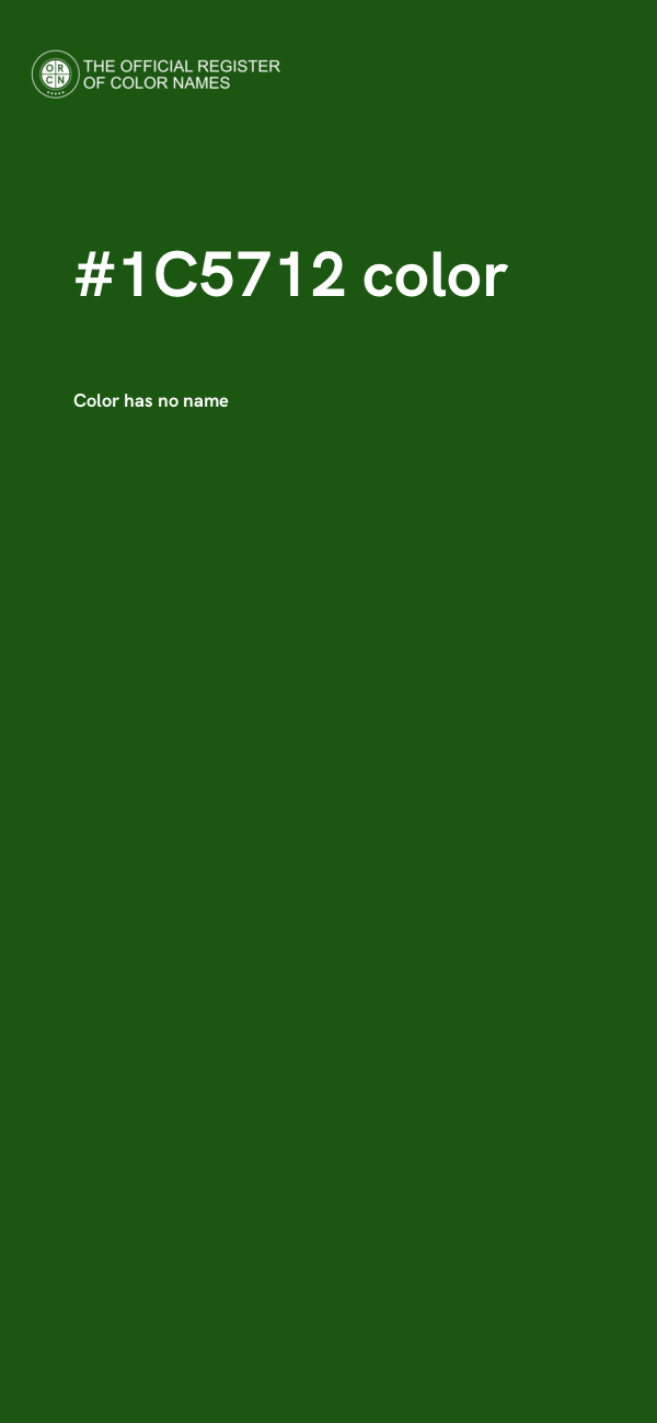 #1C5712 color image