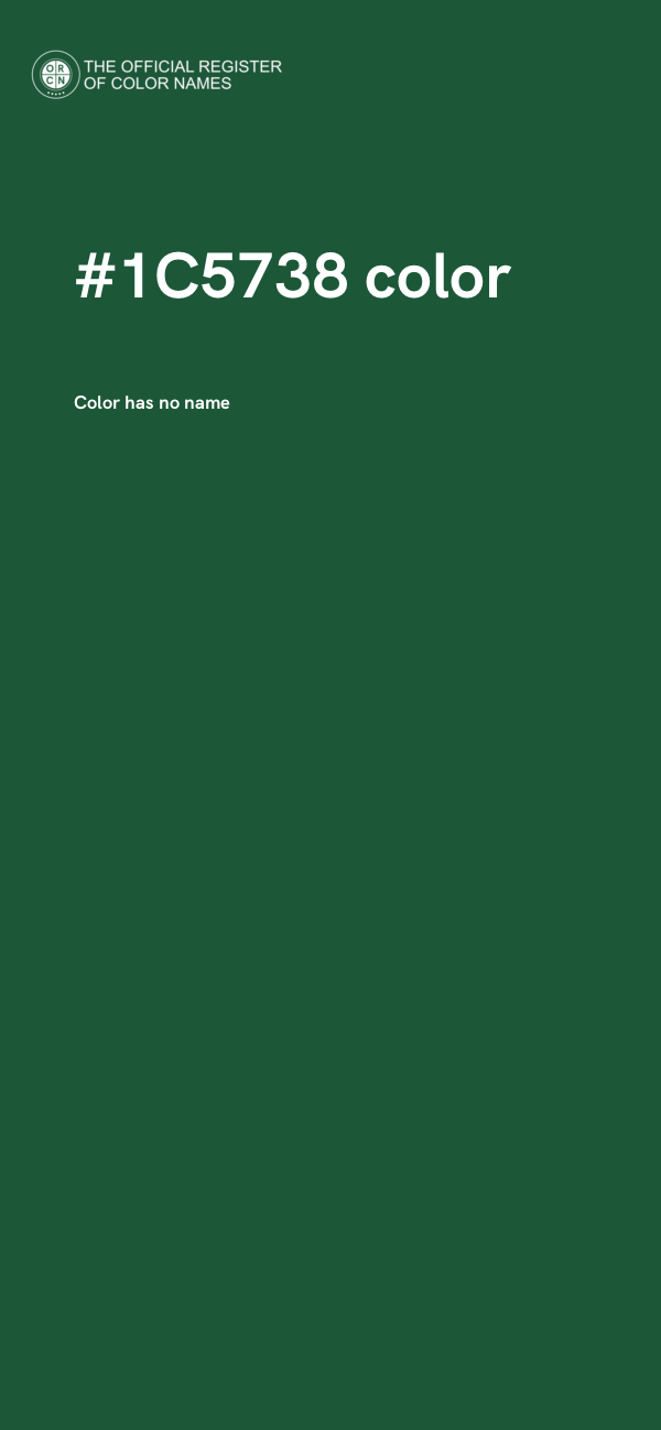 #1C5738 color image