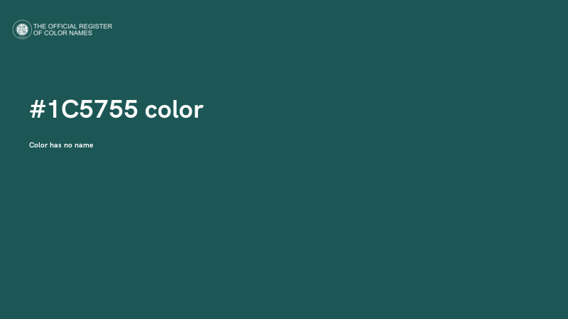 #1C5755 color image