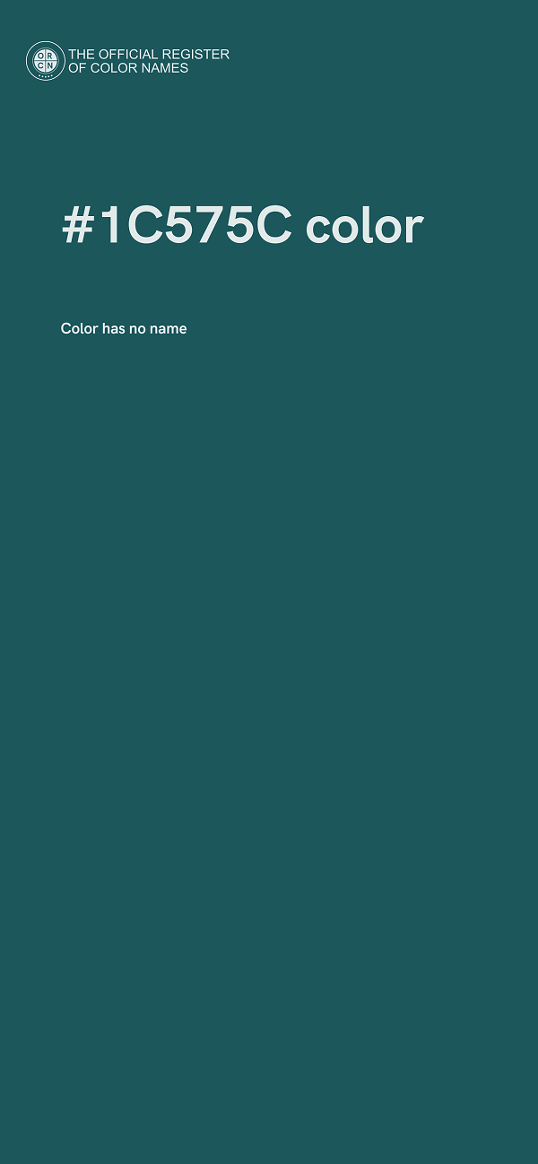 #1C575C color image