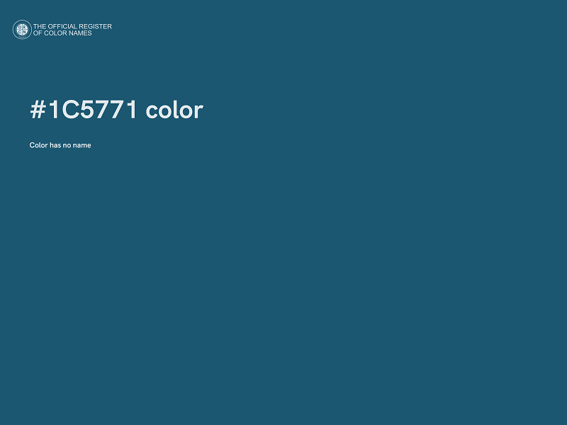 #1C5771 color image