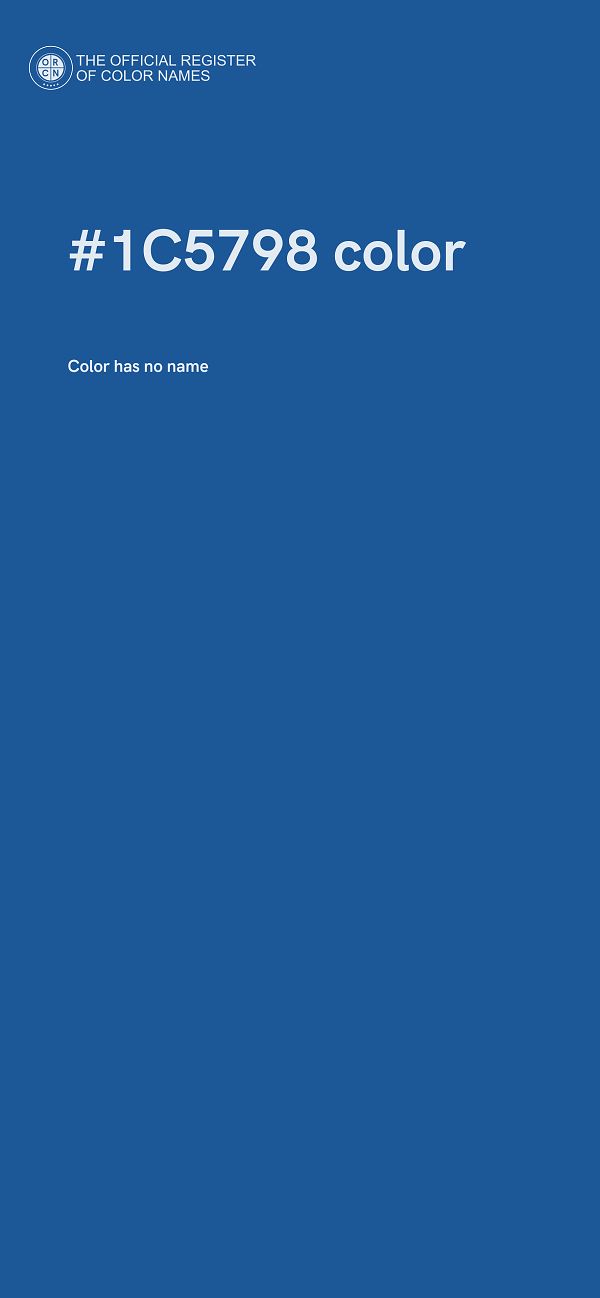 #1C5798 color image