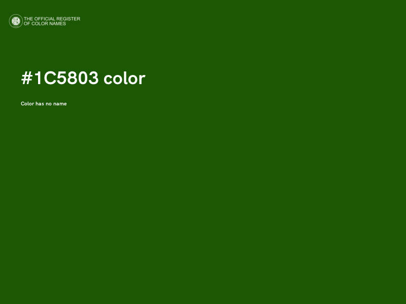 #1C5803 color image