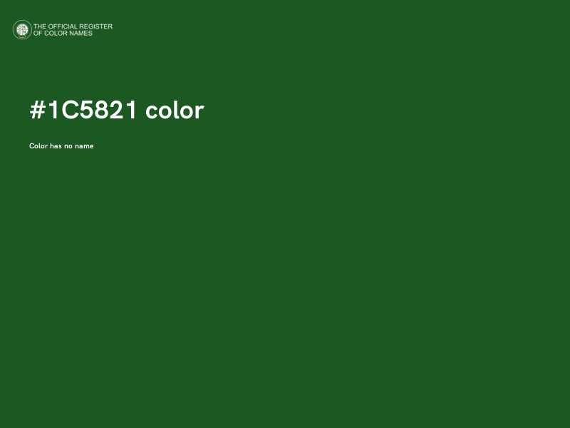 #1C5821 color image