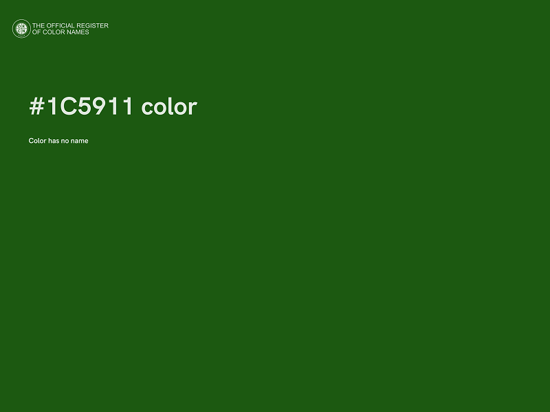 #1C5911 color image