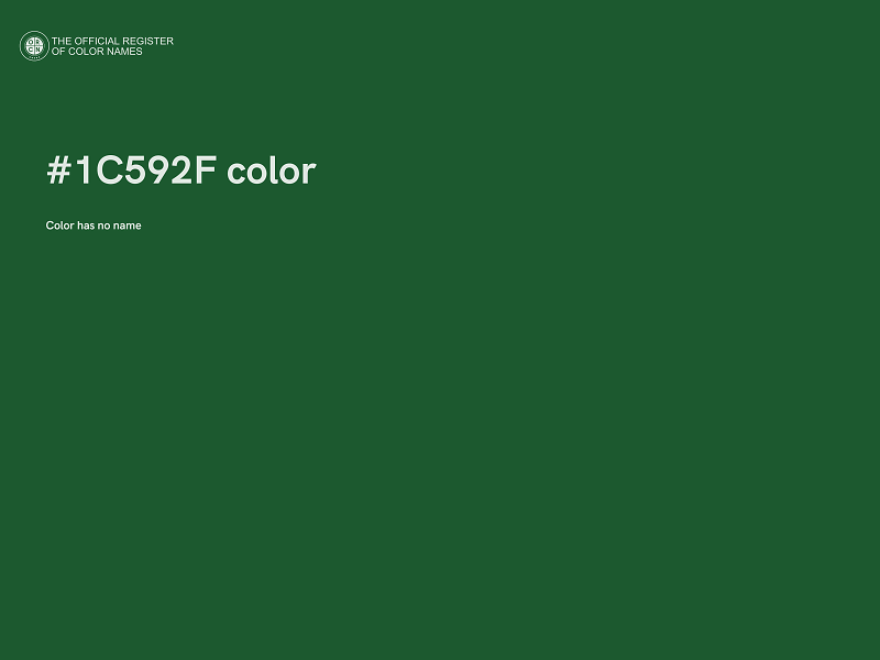 #1C592F color image