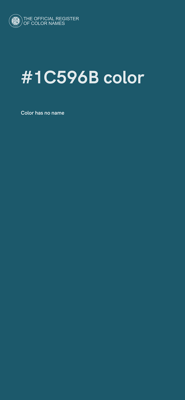 #1C596B color image