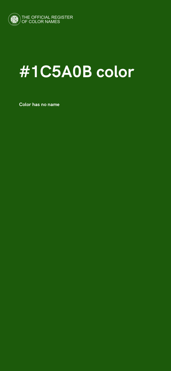 #1C5A0B color image