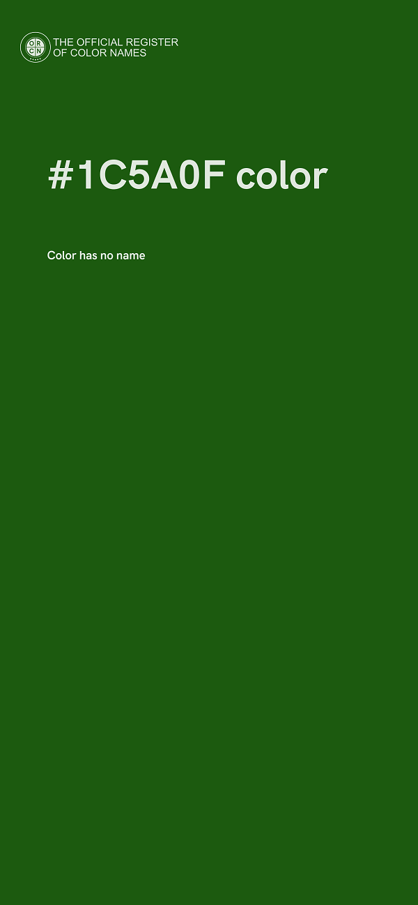 #1C5A0F color image