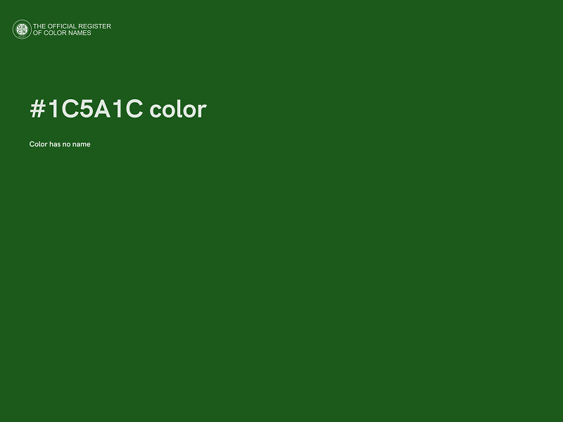 #1C5A1C color image