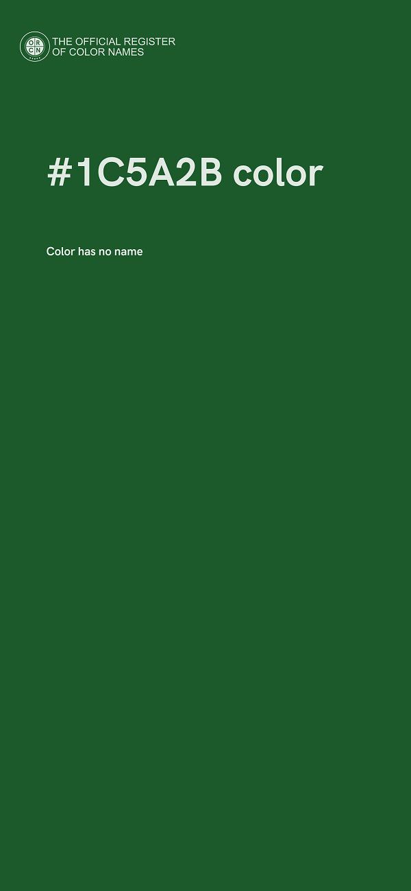 #1C5A2B color image