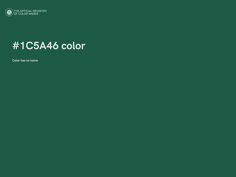 #1C5A46 color image