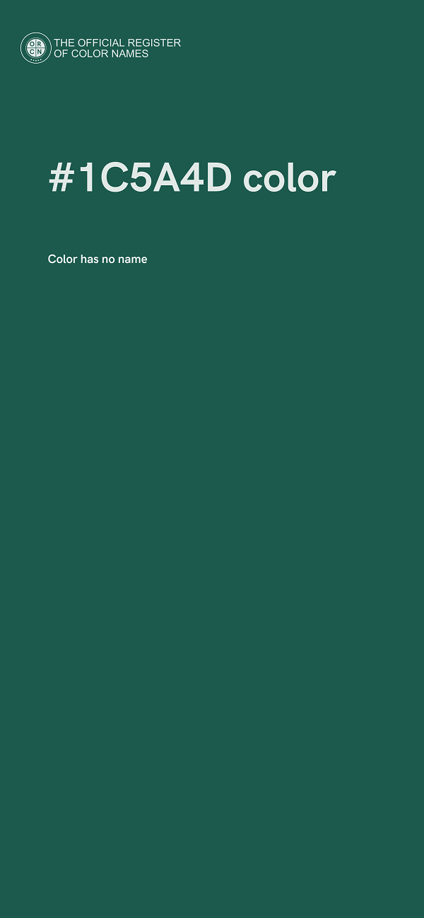 #1C5A4D color image