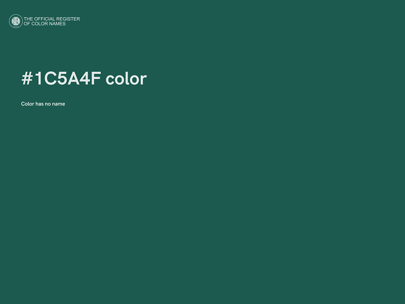 #1C5A4F color image