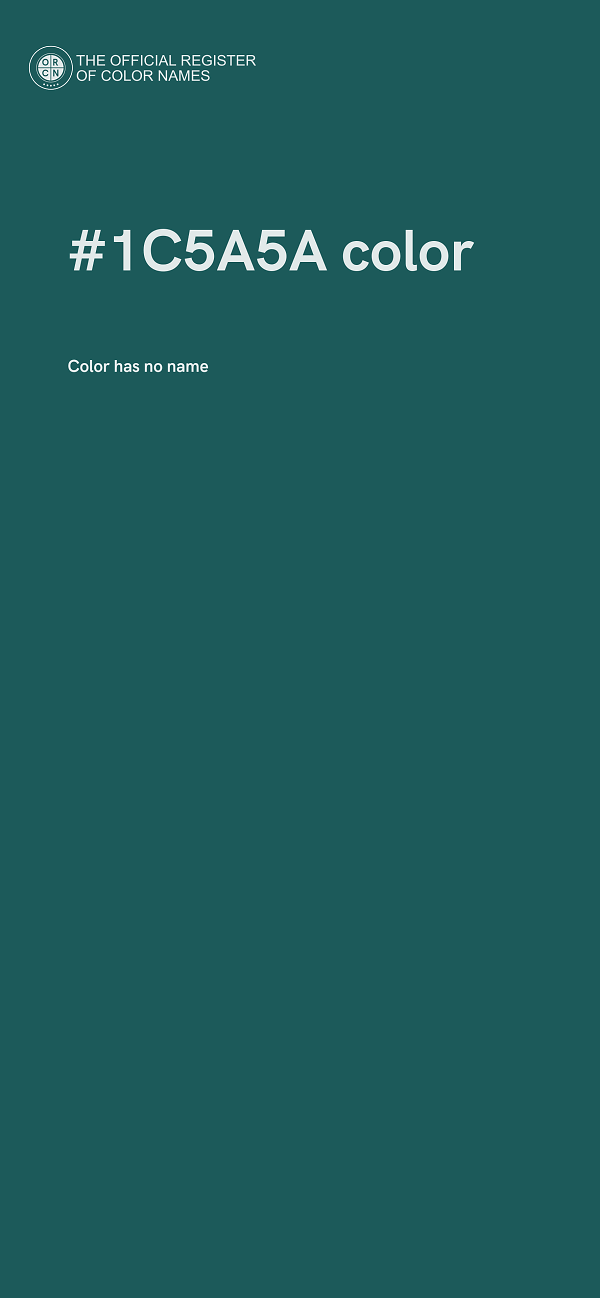 #1C5A5A color image