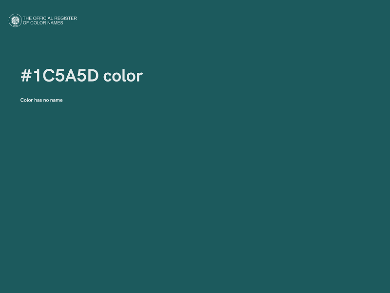 #1C5A5D color image