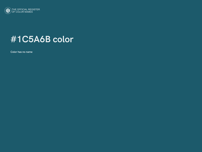 #1C5A6B color image