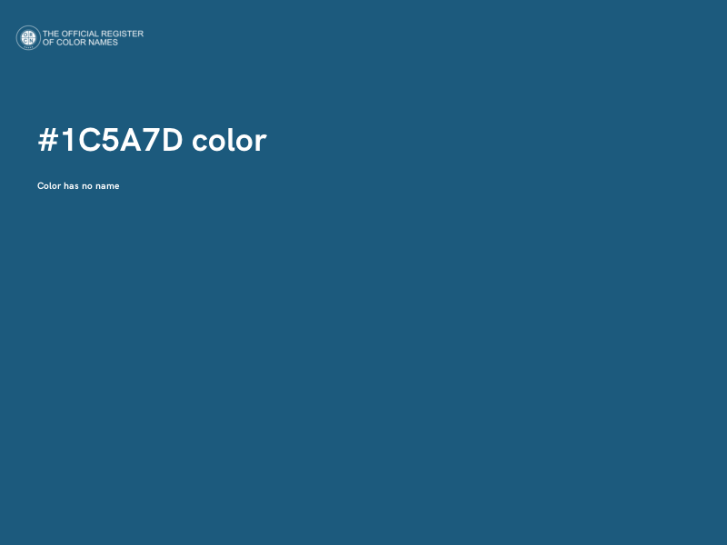 #1C5A7D color image