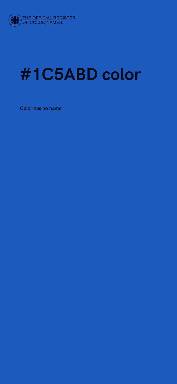 #1C5ABD color image