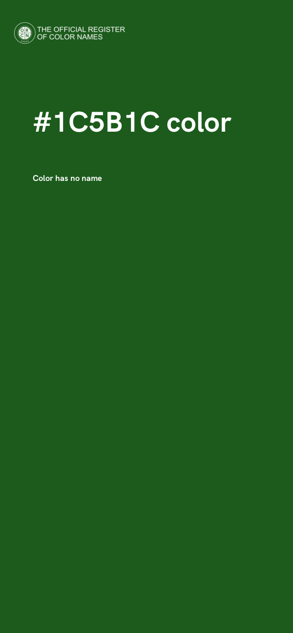 #1C5B1C color image