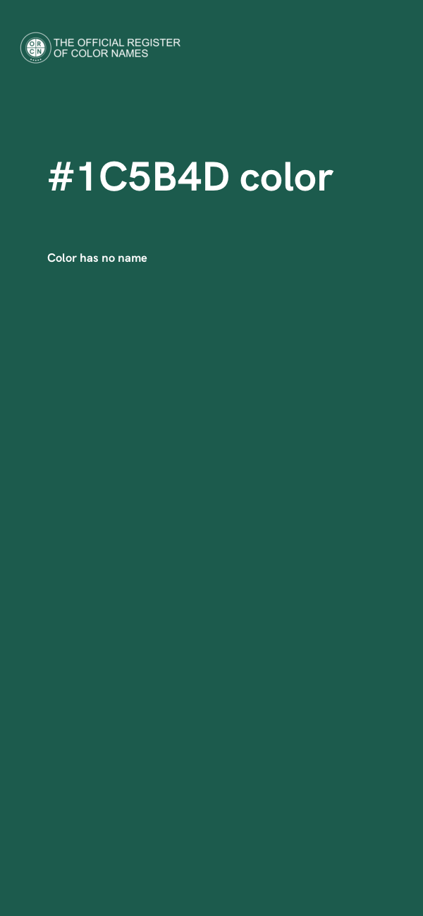 #1C5B4D color image