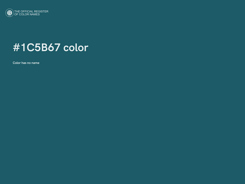 #1C5B67 color image