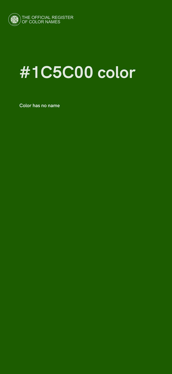 #1C5C00 color image