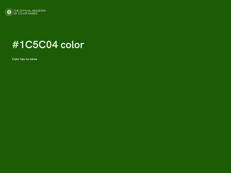 #1C5C04 color image