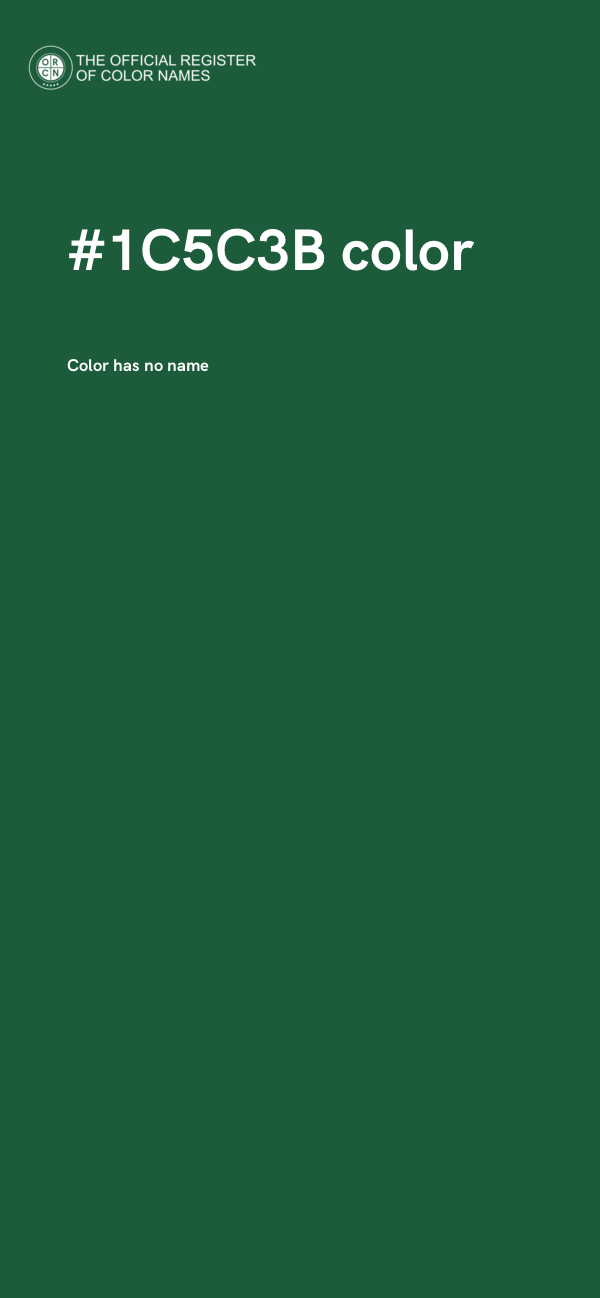 #1C5C3B color image