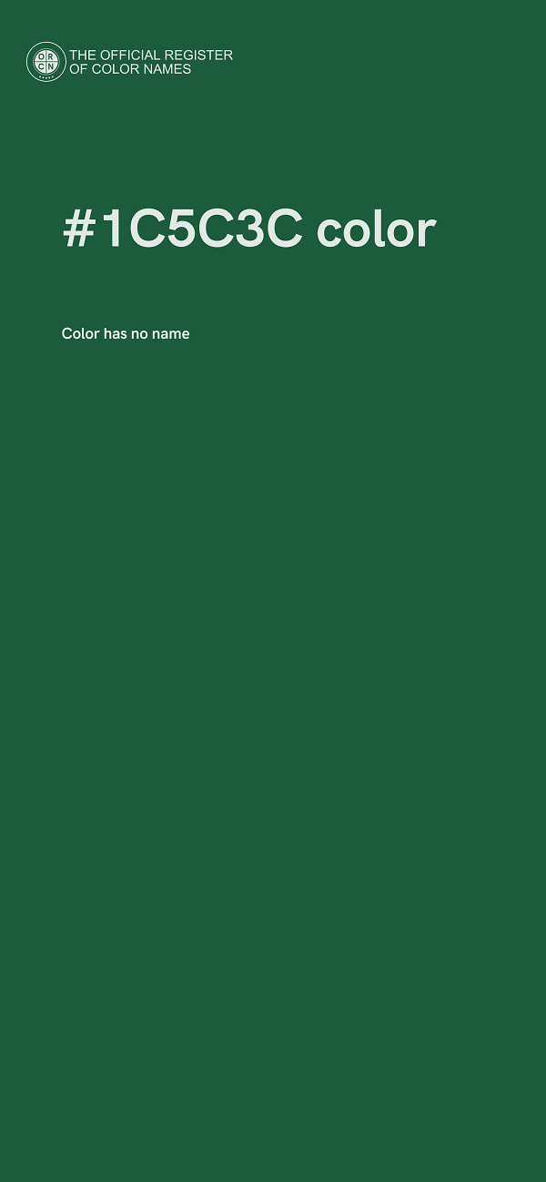 #1C5C3C color image