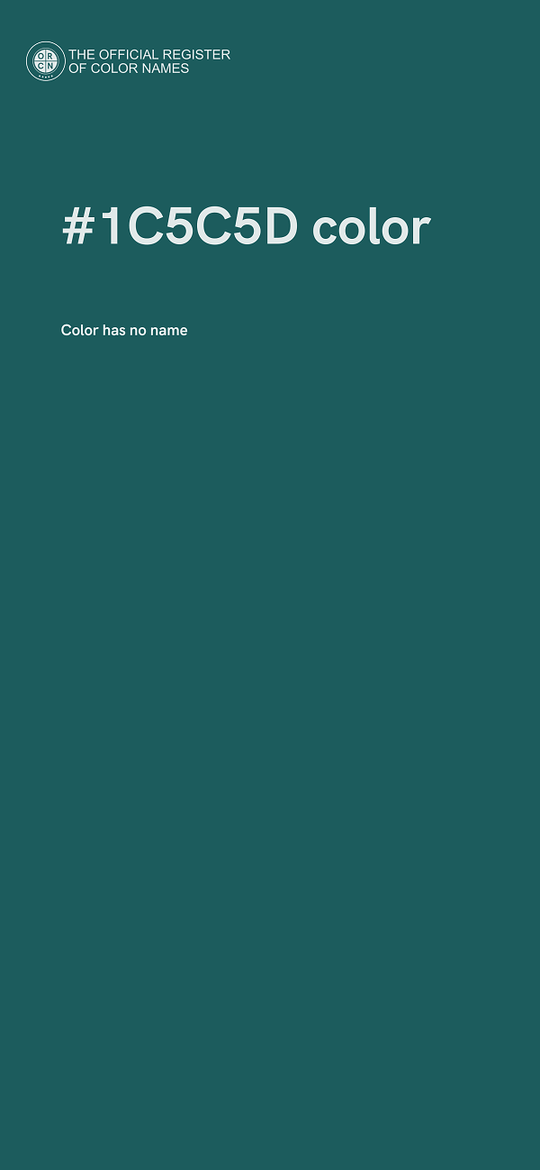 #1C5C5D color image