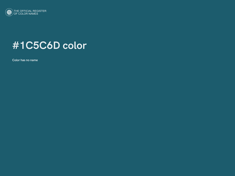 #1C5C6D color image