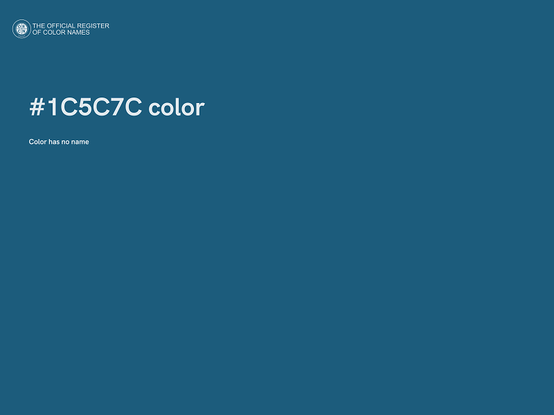 #1C5C7C color image