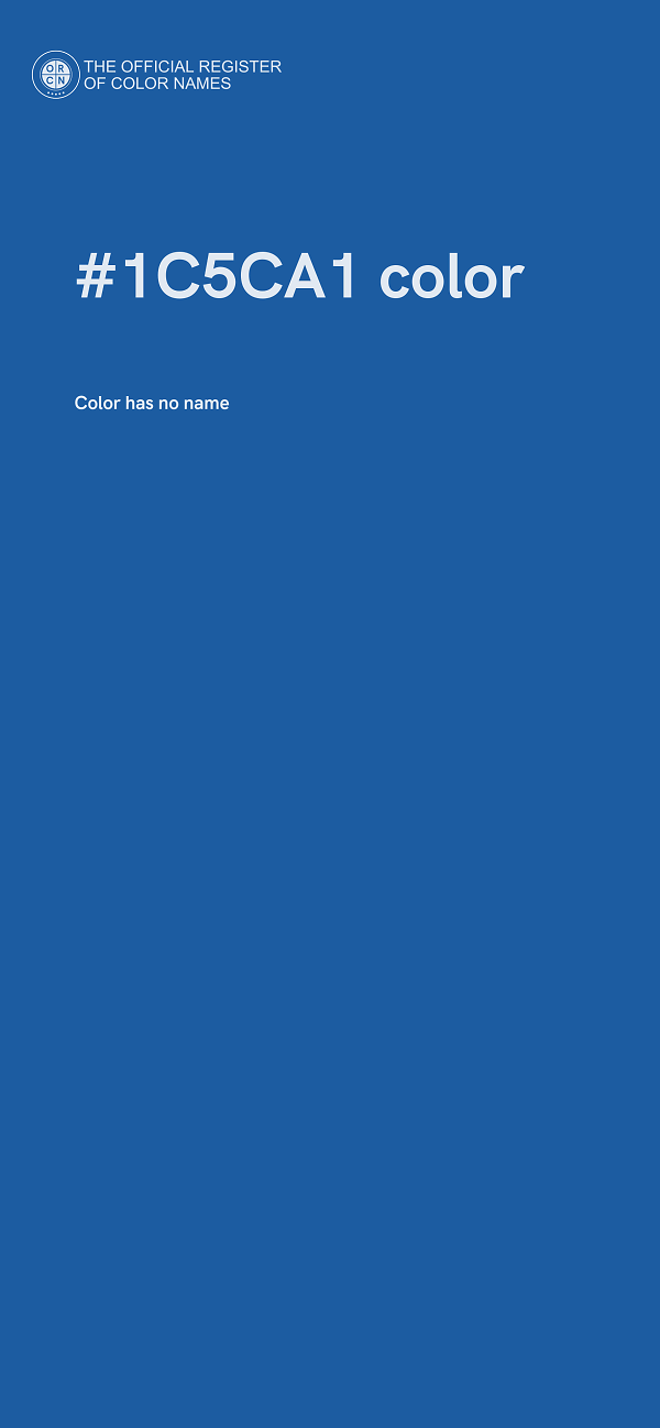 #1C5CA1 color image