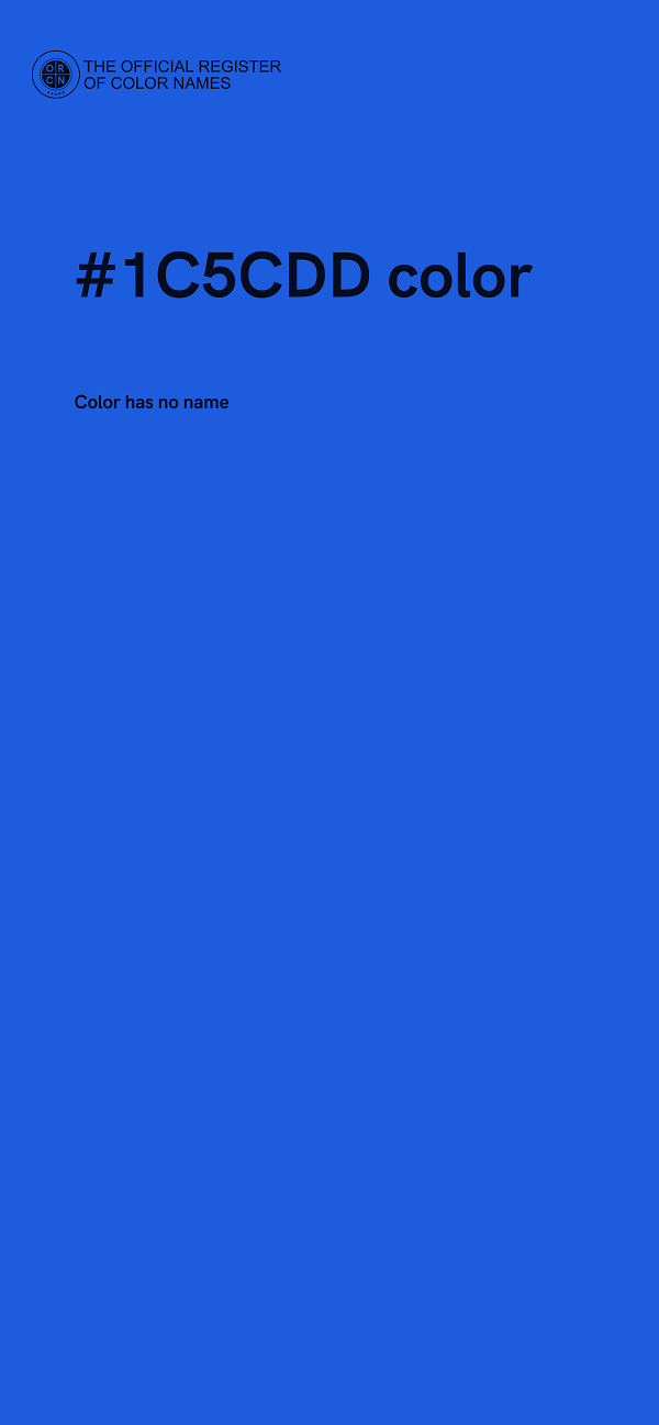 #1C5CDD color image