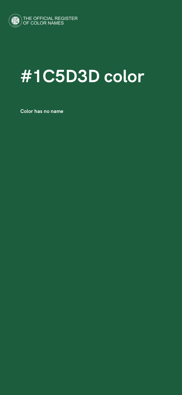 #1C5D3D color image