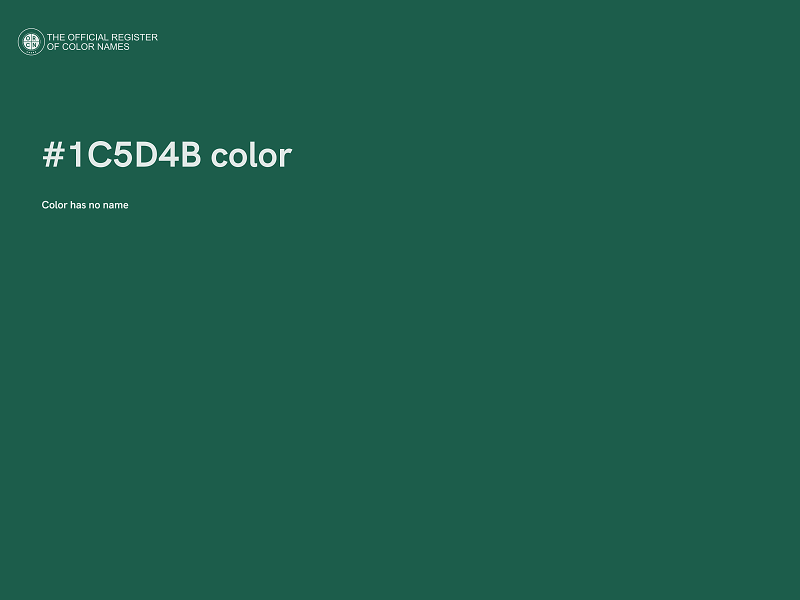 #1C5D4B color image