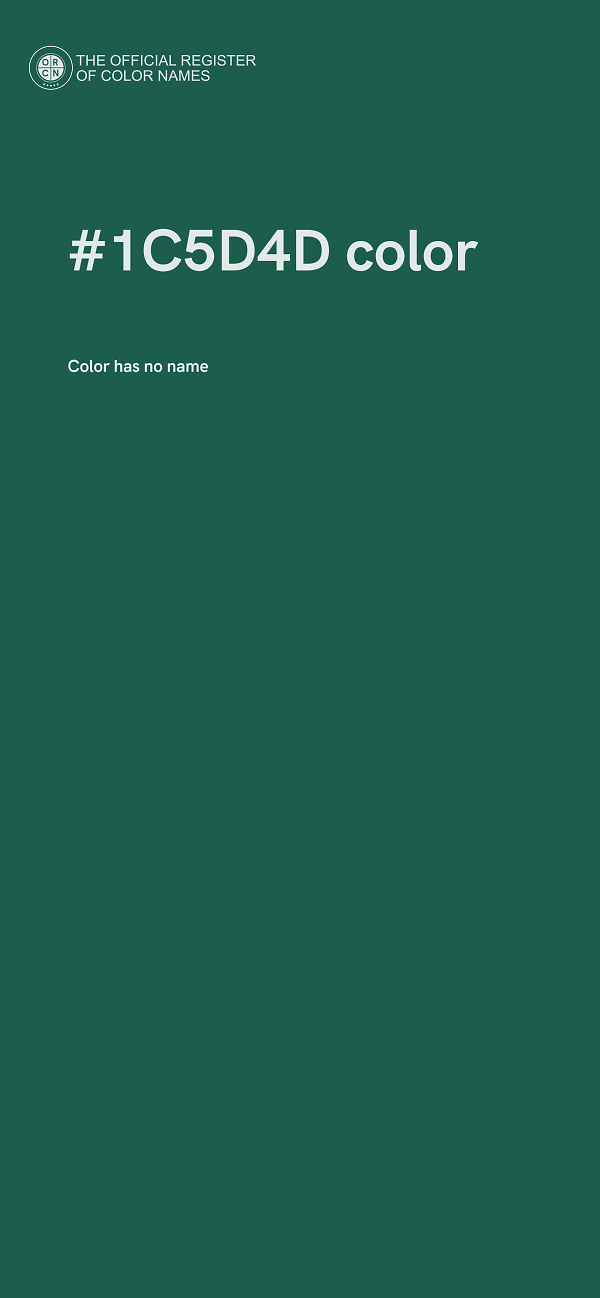 #1C5D4D color image