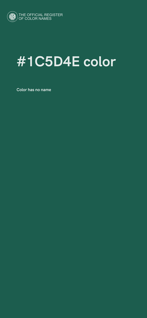 #1C5D4E color image