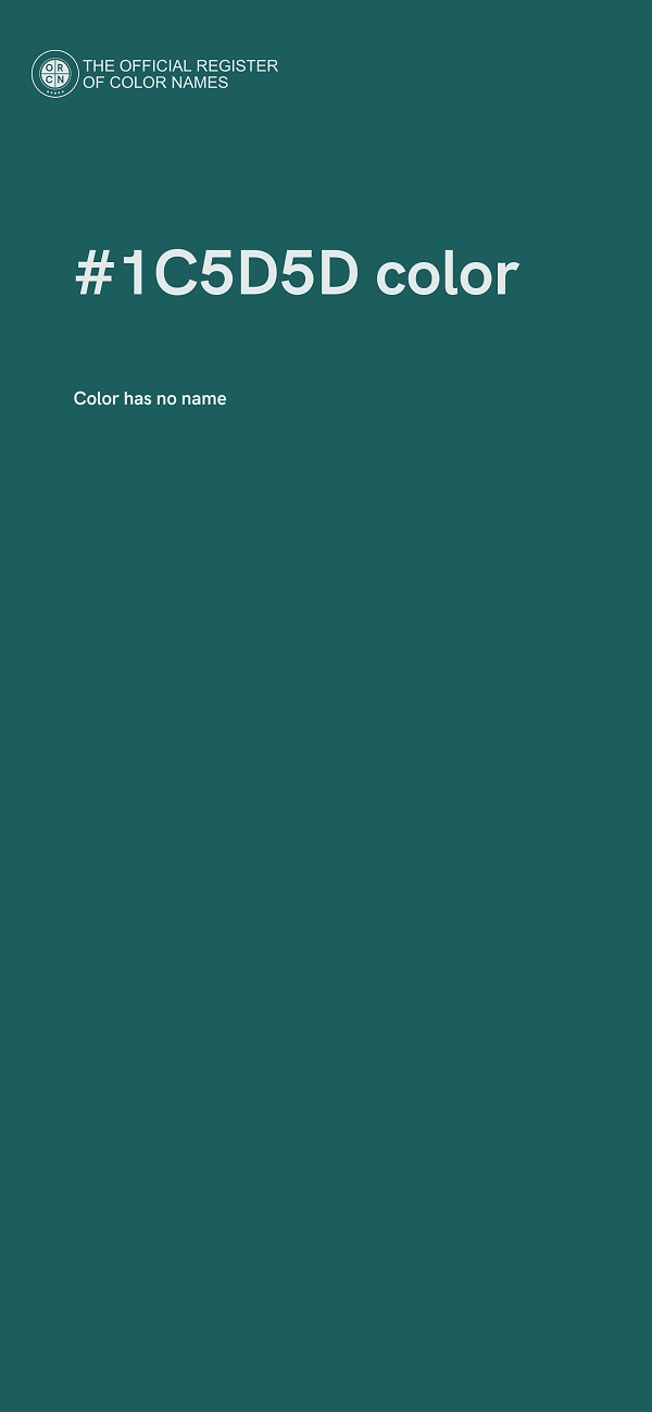 #1C5D5D color image
