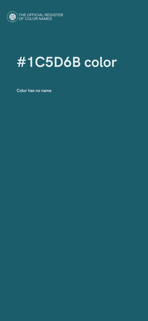 #1C5D6B color image