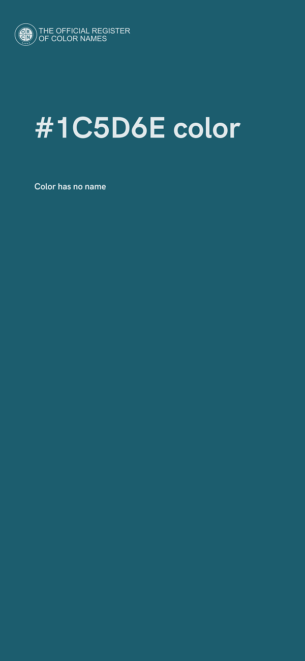 #1C5D6E color image