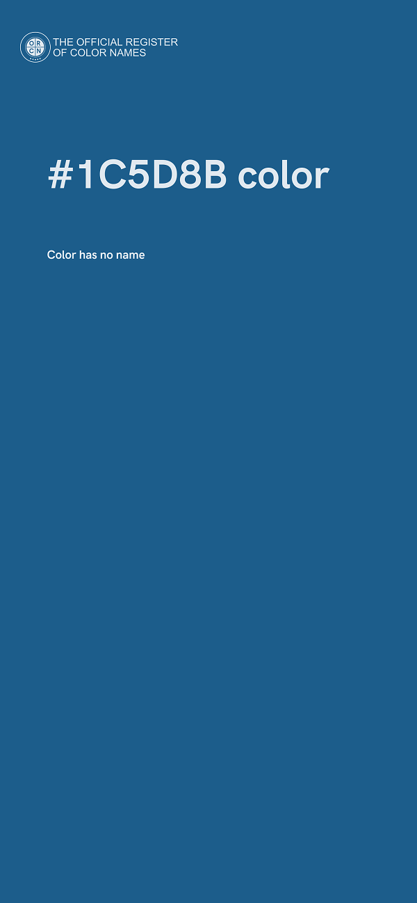 #1C5D8B color image